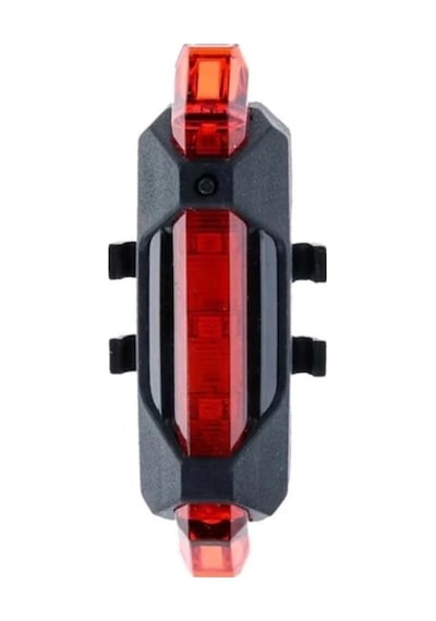 Usb Şarj Edilebilir Parlak Bisiklet Led Lamba Su Geçirmez Güvenlik Uyarı Arka Lamba Işığı Çok Renkli