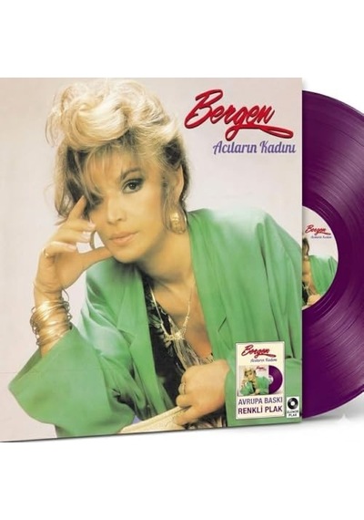 Bergen Acıların Kadını Renkli Plak, Avrupa Baskı, Mor Vinil Lp