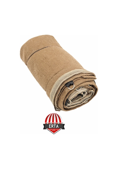 9.5 Metre X 3 Metre %95'lik Gölgelik File 300 Grm 1. Kalite İşçilik'li Halkalı Kemerli Yeşil