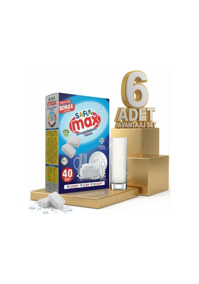 Safia Max Bulaşık Makina Tableti 6x40lı