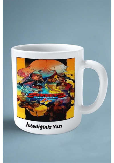 Streets Of Rage Mobil Oyun Baskılı Kupa Bardak Çift Taraflı Baskı Kişiye Özel Model 5 Çok Renkli