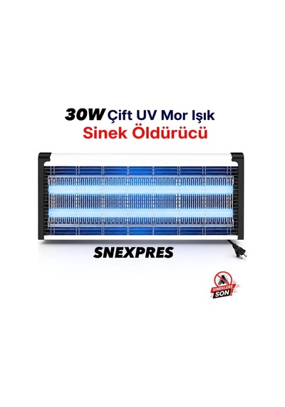 30w Elektrikli Sivrisinek Öldürücü 100m2 Büyük Boy 30w Sessiz Sinek Öldürücü Mor Işıklı Sineksavar
