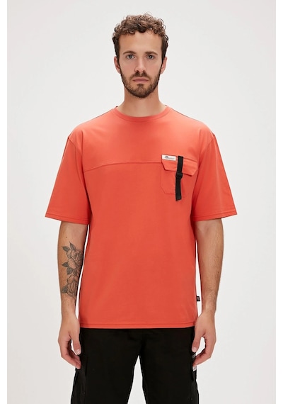Bad Bear Clıfford T-shırt Turuncu Erkek Tshirt Siyah