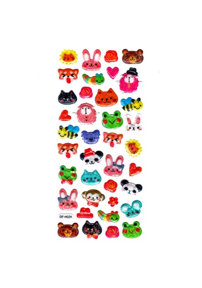 Işıltılı Sticker Kabartmalı Stiker Defter Planlayıcı Etiket Dfh024 -18x9cm - Hayvanlar Işıltılı Sticker Kabartmalı Stiker Defter Planlayıcı Etiket Dfh024 -18x9cm - Hayvanlar