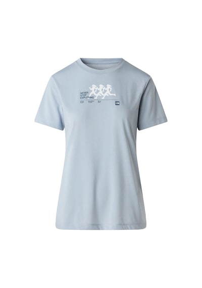 The North Face W Bıtmap Sılhouette Short Sleeves Tee-gr Kadın Tişört Nf0a8g0cfm21 Gri