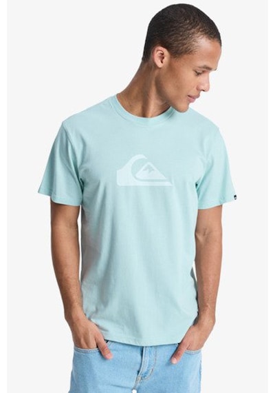 Quiksilver Ev Comp Logo Erkek Tişört Mavi