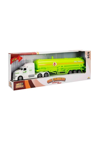 Sesli Ve Işıklı Sürmeli Oyuncak Yakıt Tankeri Maxx Wheels 1:50 Araba