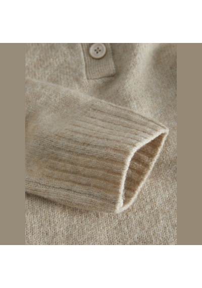 Jack & Jones Kadin Uzun Kollu Polo Triko - Catalina - 12280282 Fog