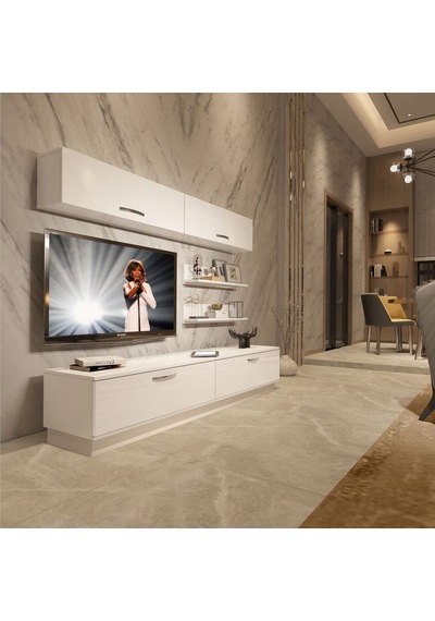 Decoraktiv Eko 5b Slm Std Tv Ünitesi Tv Sehpası Beyaz