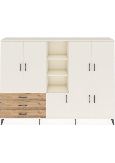 Arges Dolap 11 Raflı 3 Çekmeceli 7 Kapaklı 220x30x163 Aytaşı-ayta Aytaşı-aytaşı/çam Arges Dolap 11 Raflı 3 Çekmeceli 7 Kapaklı 220x30x163 Aytaşı-ayta Aytaşı-aytaşı/çam