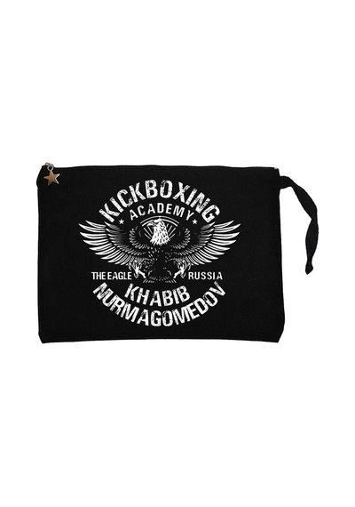 Kickboxing Academy Siyah Clutch Astarlı Cüzdan / El Çantası Siyah