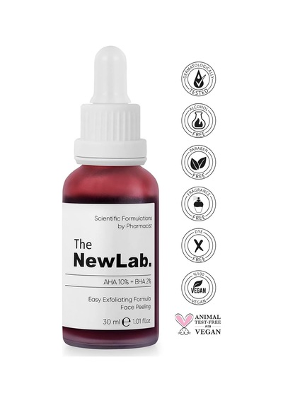 The Newlab-canlandırıcı & Cilt Tonu Eşitleyici Yüz Peeling Serum 30 Ml Aha 10% + Bha 2%