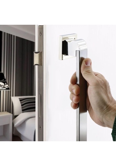 Ayrex Bersel Çekme Kolu Çelik Kapı Dış Kapı Kolu Tutma Kulbu Saten Kulp 60 Cm