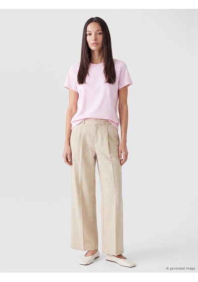 Lcwaıkıkı Basic Pembe Bisiklet Yaka Slim Fit Kadın Body