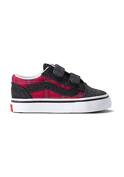 Vans Old Skool V Bebek Günlük Ayakkabı Vn000ctgreb1 Kırmızı Kırmızı