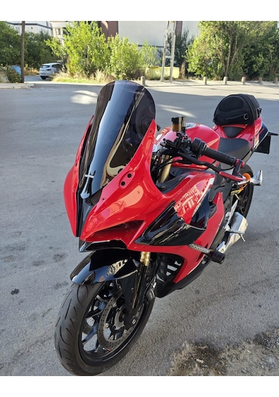 Motocam Qj Srk 25 R Ön Cam 2023-2026 Model 42cm Siyah Renkli 4mm