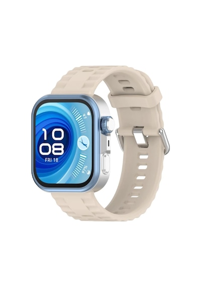 Muratech Newface Huawei Watch Fit 3 Klasik Kordon - Krem
