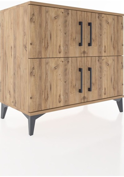 Hyperion Şifonyer 4 Raflı 4 Kapaklı 88x44x80 Çam-çam Çam
