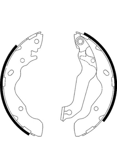 Hyundai Accent 2003 - 2006 Balata Arka Kampana İnce Tip