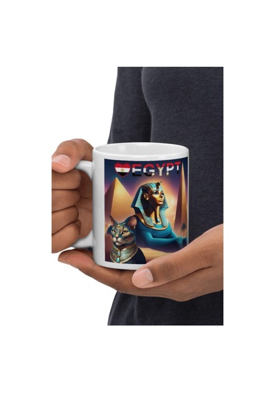 Mısır Kupa Bardak 2 Adet Seyahat Hatıra Egypt Mug