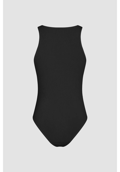 Hiccup Basic Bisiklet Yaka Body Siyah