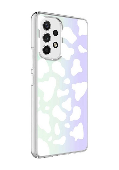 Samsung Uyumlu Galaxy A13 4g Kılıf Zore M-blue Desenli Kapak Cow No2
