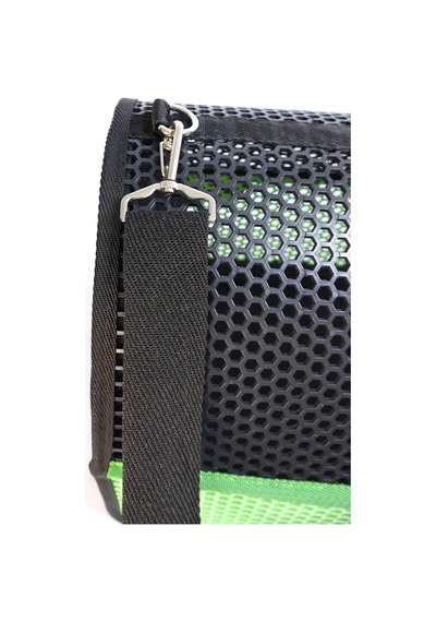 Flybag Voyager Fileli Model Kedi Ve Köpek Taşıma Çantası, 46x30x27 Cm, Yeşil-siyah