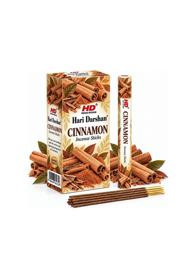 Hari Darshan Cinnamon Çubuk Tütsü - Tarçın Kokusu 20 Adet