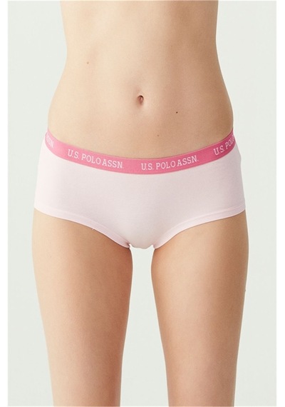 U.S. Polo Assn. U.s Polo Assn. 66115 Kadın 3 Lü Şort Külot-lacivert&fuşya&beyaz Lacivert