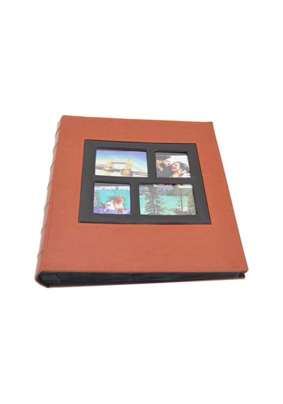 10 x 15 CM 500'lük Pencereli Deri Fotoğraf Albümü 10 x 15 CM 500'lük Pencereli Deri Fotoğraf Albümü