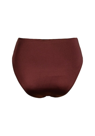 Endeep Kadın High Leg Yüksek Bel Bordo Bikini Altı-bordo Bordo