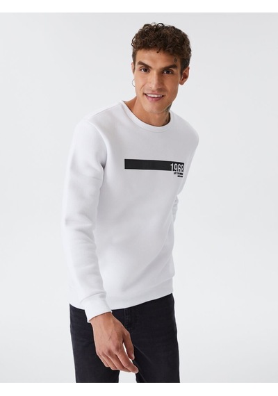 LOFT Regular Fit Erkek Sweatshirt Lf2030835 Q1.v1 Beyaz