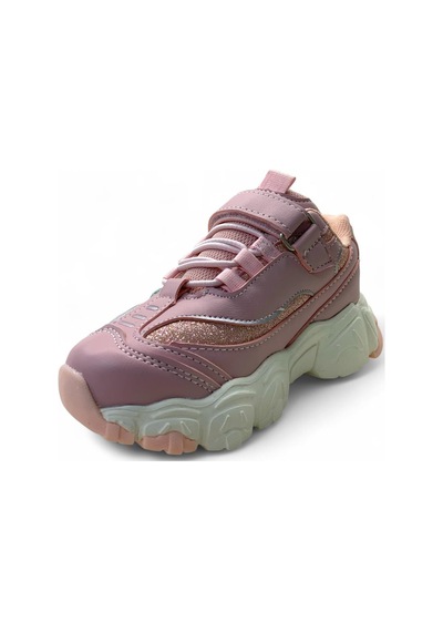 Cool Bella Kız Çocuk Okul Öncesi Rahat Sneaker Pudra
