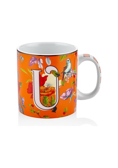 Floragram Kupa U Beyaz - Çok Renkli