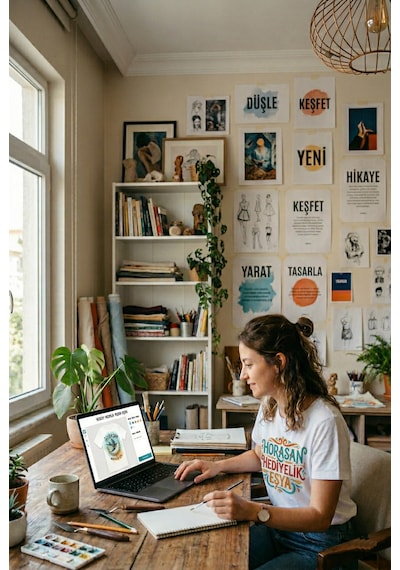 Hediye Okullara Özel Logolu Baskılı Öğrenci Tişörtü Toptan T-shirt 10'lu Paket Kendin Tasarla Kuruma/kişiye Özel Beyaz