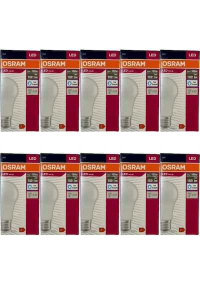 Osram 13w 100w 6500k Beyaz Işık E27 Duylu Led Ampul 10 Adet