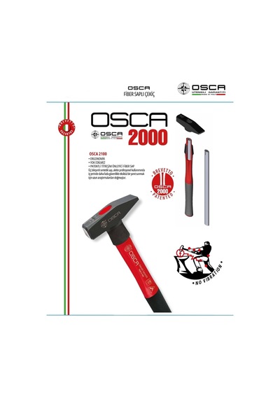 Osca 2000 Gr Fiber Saplı Çekiç