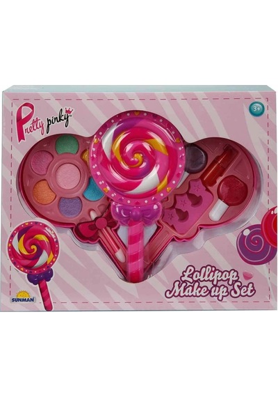 Mey İthalat Lolipop Şekilli 2 Katlı Makyaj Güzellik Seti