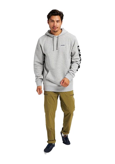 Burton Burton Vault Pullover Hd Erkek Sweatshirt 21312 Gri