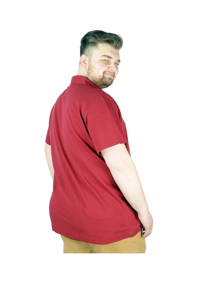 Mode Xl Erkek T Shirt Polo New York Throwback 22302 Bordo 001