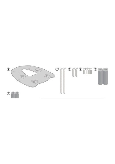 Kymco Xtown 125-250 16 23 Arka Çanta Taşıyıcısı Kappa Kr6108