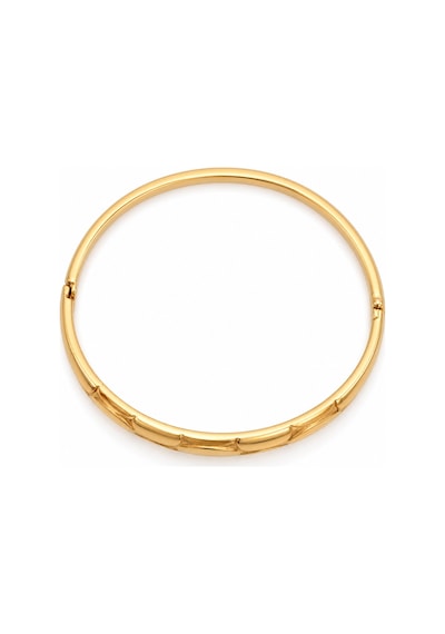 Gold Desenli Kelepçe Bileklik Kadın Parlak Gold Renk Şık Bijuteri Bileklik 60 Mm