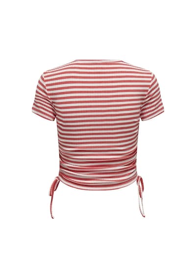 Only Onlwendy S/s Ruchıng Top Jrs 15284982 Gül Rengi 001