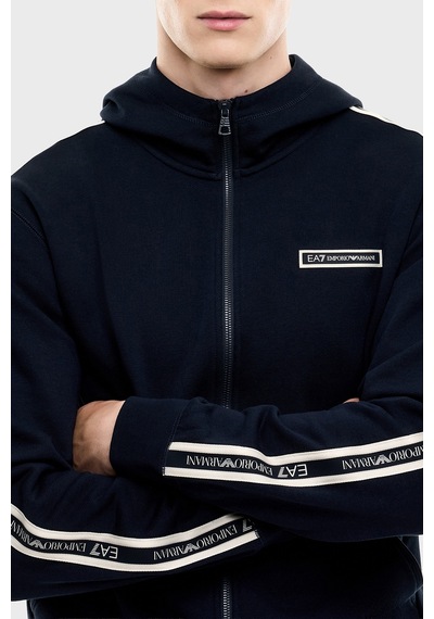 Ea7 Pamuklu Regular Fit Kapüşonlu Erkek Sweat Sweat 7m002197 Af10377 Ub102 Lacivert