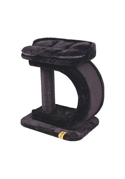 M-pets Panther Premium Dehlia Tırmalama Tahtalı Kedi Ağacı Siyah 60x40x63,5 Cm 244-54014.01