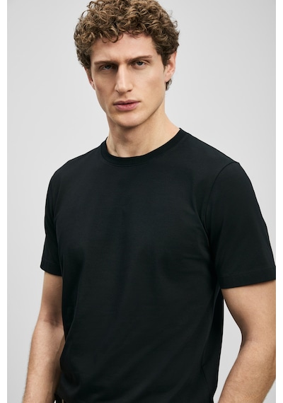 Lufian Pablo Modern Grafik T- Shirt Siyah Siyah 111020318100100 Siyah