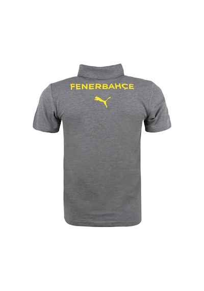 Fenerium 77829613 Fenerbahçe Lisanslı 2024/25 A Takım Polo Yaka Gri T-shirt Gri