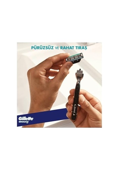 Gillette Mach3 Yedek Erkek Tıraş Bıçağı 2'li
