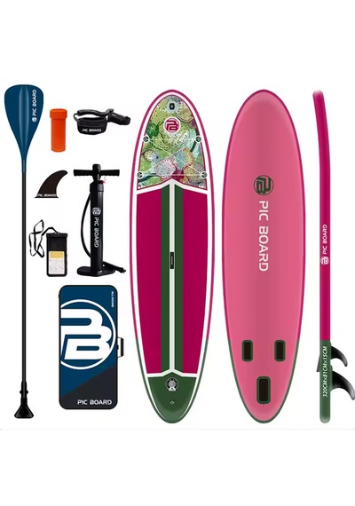 Lily 3 Finli 320x82x15 Cm Şişme Sup Board Full Set Sörf Tahtası