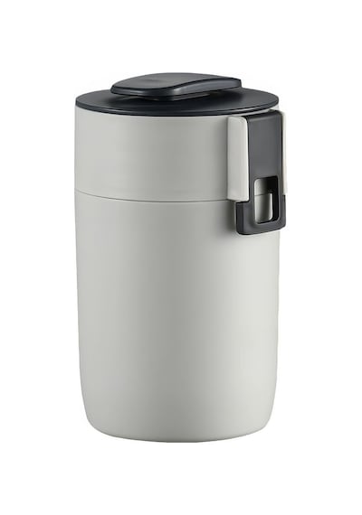 304 Çelik Gri 580 Ml Yemek Mama Taşıma Saklama Kabı Sıcak Tutmaz Cin561gr Genel